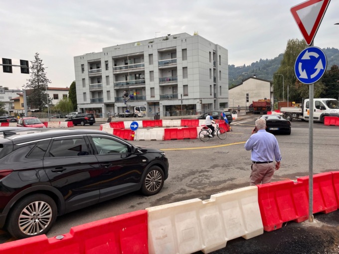 Nodo di Pontesecco, traffico più fluido con le due corsie d’ingresso in città