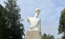 Inaugurato dopo il restauro il monumento al patriota Gabriele Camozzi a Dalmine