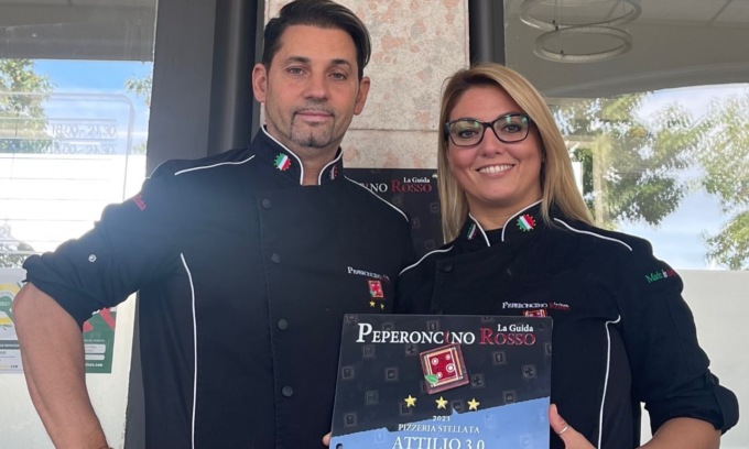 Per la pizzeria di Treviglio “Attilio 3.0” arriva la terza stella della guida del Peperoncino Rosso