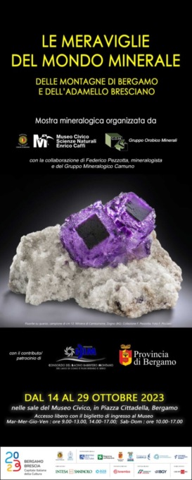Al Museo Caffi la prima mostra dedicata ai minerali di Bergamo e Brescia