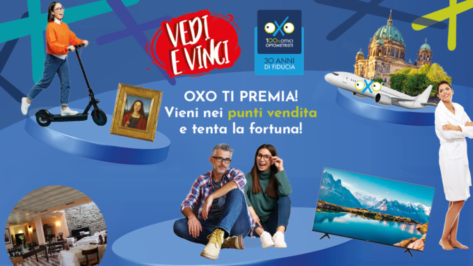 Torna il concorso Vedi e Vinci di Oxo Bergamo con l’edizione autunnale