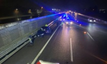 Schianto fra tre auto sull'autostrada A4, in territorio di Stezzano: nove feriti lievi