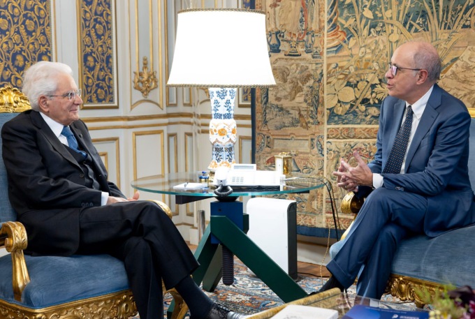 Cariplo presenta le sue attività future al Presidente Mattarella