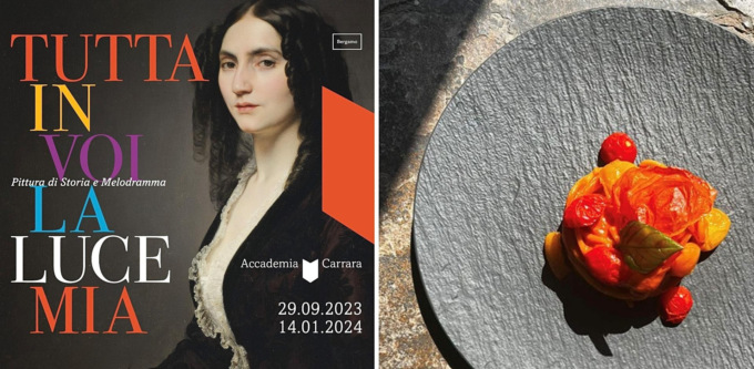 La Carrara e RistorantiBergamo portano l’arte in tavola (e uno sconto sull’ingresso)