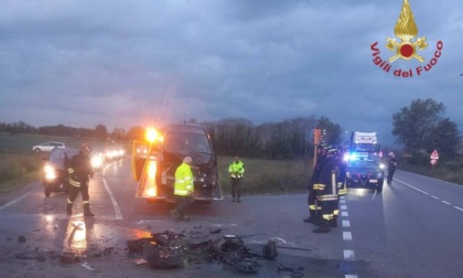 Incidente lungo la strada Francesca tra Spirano e Urgnano: due feriti in codice giallo