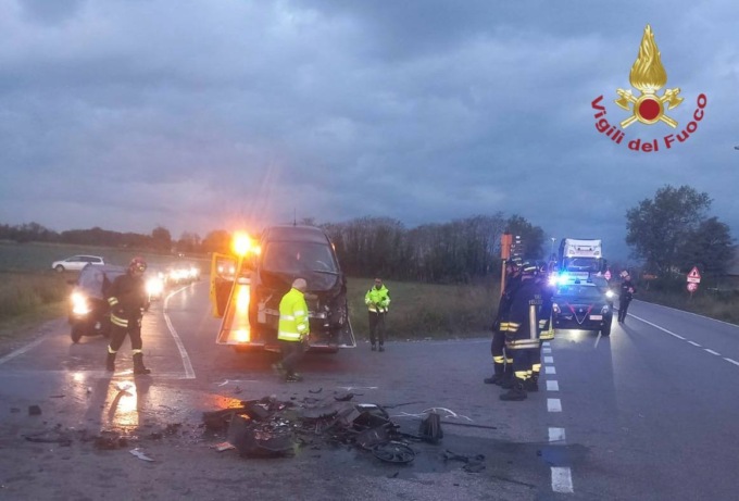 Incidente lungo la strada Francesca tra Spirano e Urgnano: due feriti in codice giallo
