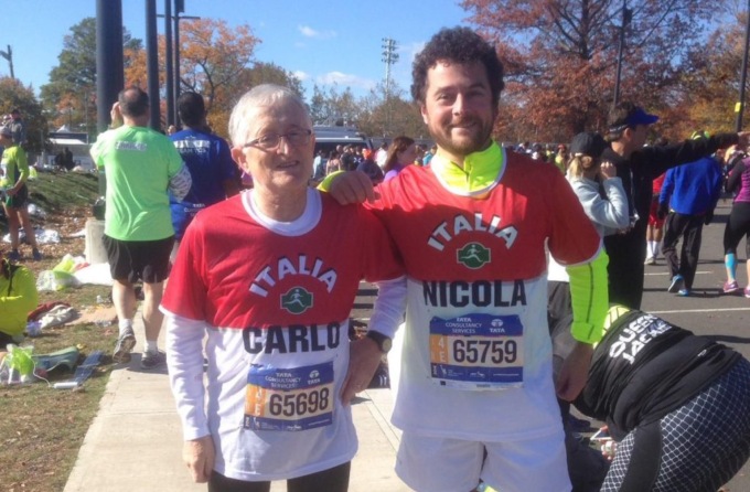 Carlo Cibaldi, l’alzanese di 82 anni che va di corsa: è a New York per la mezza maratona