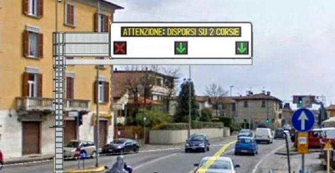 Pontesecco, nel 2013 la proposta di un sistema a pannelli per aprire e chiudere le corsie