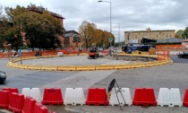 Nuovo rondò tra via Autostrada e via Carnovali, la fontana centrale sarà finita a febbraio