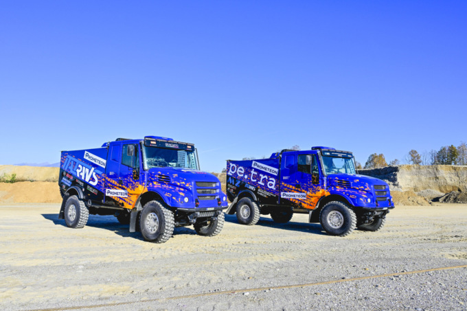 Italtrans ha presentato le sue due squadre che parteciperanno alla Dakar 2024