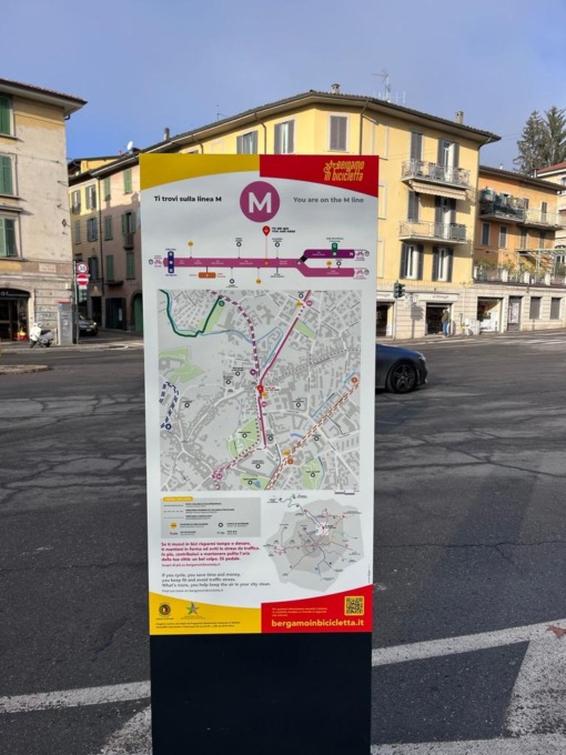Piste ciclabili, arrivano i totem informativi con tutti i percorsi in città