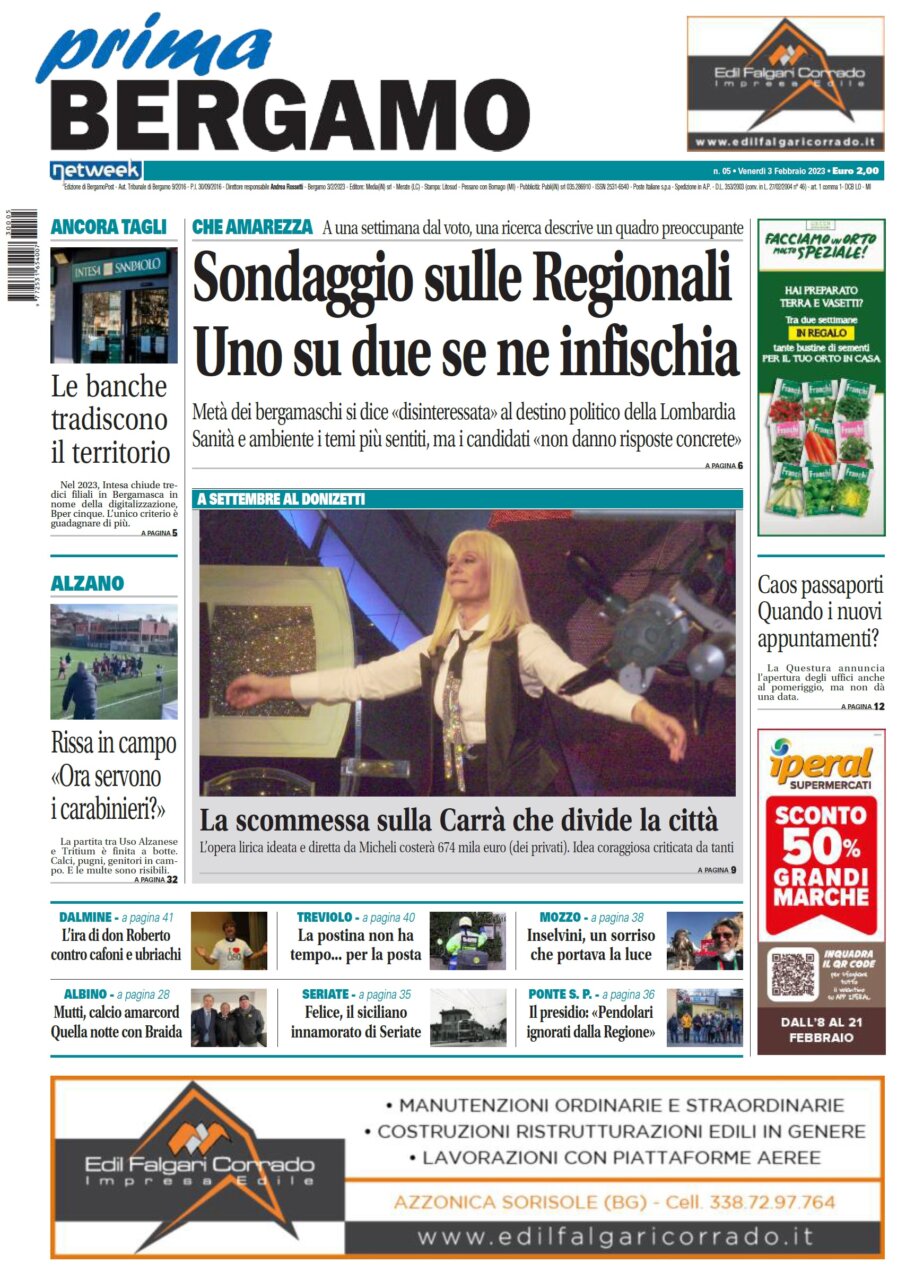 155 - PrimaBergamo 3 febbraio 2023