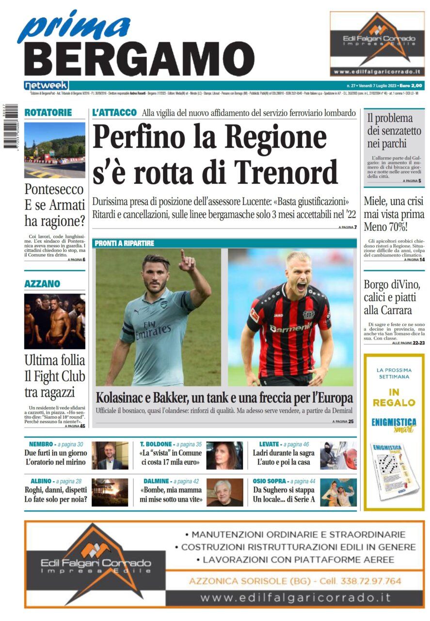 177 - PrimaBergamo 7 luglio 2023