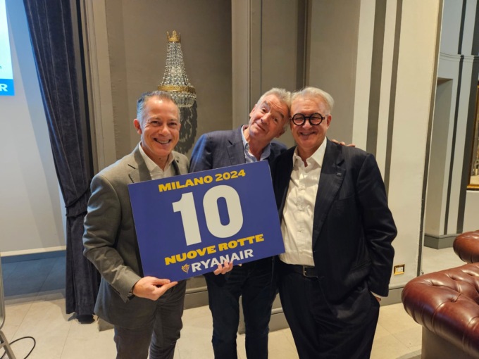 Ryanair inaugura 10 nuove rotte da Milano (tra Orio e Malpensa) per l’estate 2024