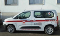 Il mezzo per la Croce Rossa di Bergamo, donato in ricordo di Elio Carminati