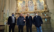 Sgarbi a Treviglio per l'inaugurazione del Museo del Polittico alla basilica di San Martino