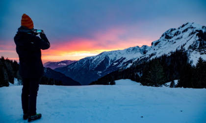 La meraviglia dell'inverno salendo al rifugio Vodala, per poi sfidare la vetta del Timogno