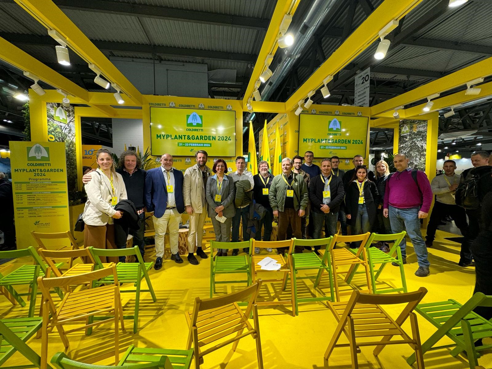 Delegazione bergamasca a Myplant