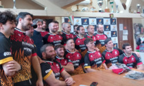 Presentate le nuove maglie del Rugby Bergamo: fiamme dedicate alla città
