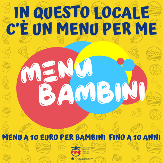 Menù per bambini anti-inflazione a 10 euro: a Bergamo aderiscono 29 esercizi