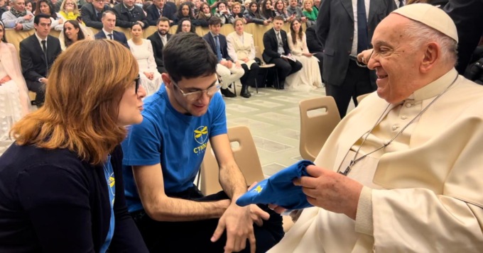 Albi, ragazzo di Caravaggio affetto da una rara malattia, ha incontrato Papa Francesco