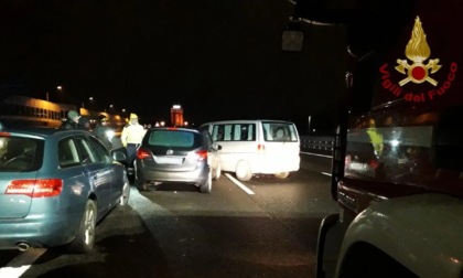 Grave incidente sull’A4 fra Dalmine e Bergamo, un morto e diversi feriti