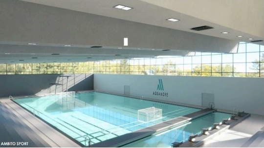Nuove piscine Italcementi, spazi raddoppiati per cittadini e agonisti: il render del progetto