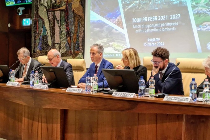 Tour PR FESR, Assessore Fermi: “A Bergamo investiti 175 milioni”