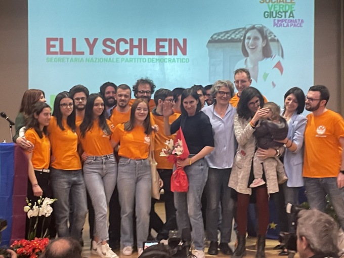 La segretaria nazionale del Pd, Elly Schlein, a Bergamo: l’Europa, la pace e il grazie a Gori