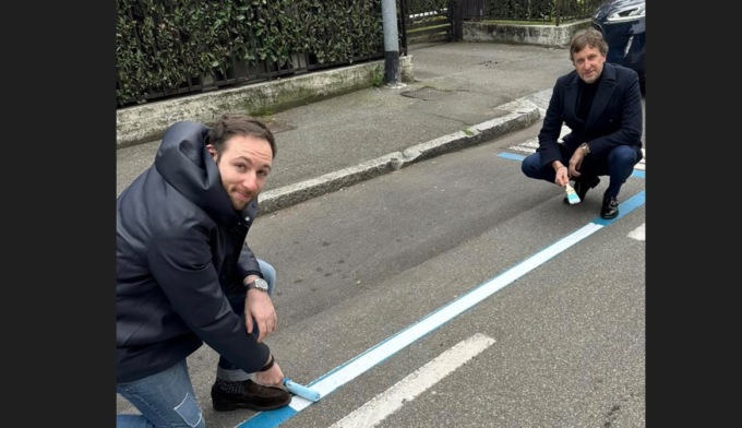 La promessa della Lega per Bergamo: «Se vinciamo, 100 nuovi parcheggi bianchi nei primi 100 giorni»