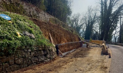 Procedono spediti i lavori in San Pietro a Nembro: via il semaforo a fine aprile