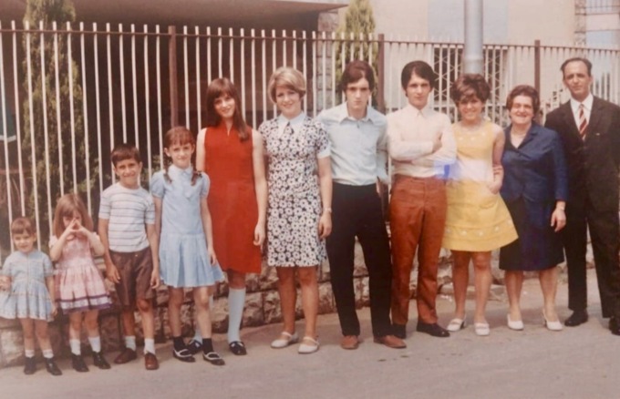 Le foto di ieri e i ricordi di una Orio al Serio che non c’è più: i nove figli della famiglia Perico