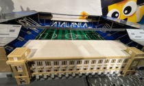 Il Gewiss Stadium è finito: lo trovate a Oriocenter, fatto di mattoncini Lego!
