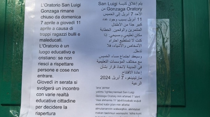 «Troppi ragazzi bulli e maleducati», l’oratorio di Martinengo chiude per 5 giorni