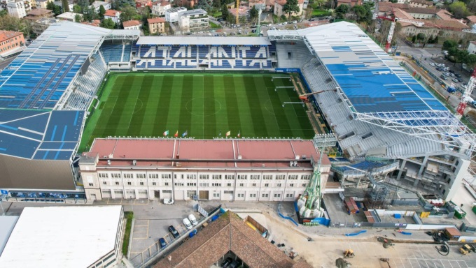 Gewiss Stadium, via alla demolizione del settore ospiti: per fine agosto stadio pronto