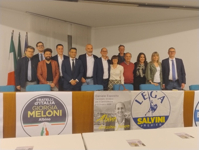 Esposito, il candidato del centrodestra di Albino: «Ho sentito l’abbraccio della comunità»