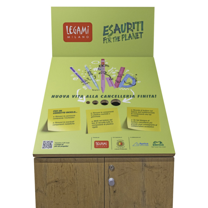 Dodici scuole in lizza in una gara al riciclo: l’iniziativa “Esauriti for the Planet” promossa da Legàmi