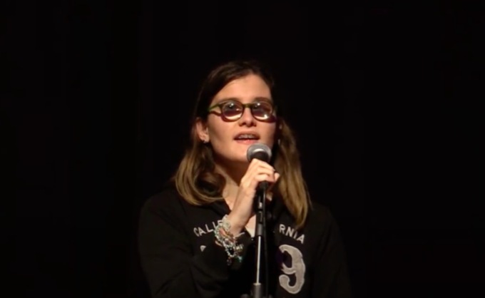 Gaia Merenda, giovane non vedente di Lallio: «Quando canto i miei problemi spariscono»