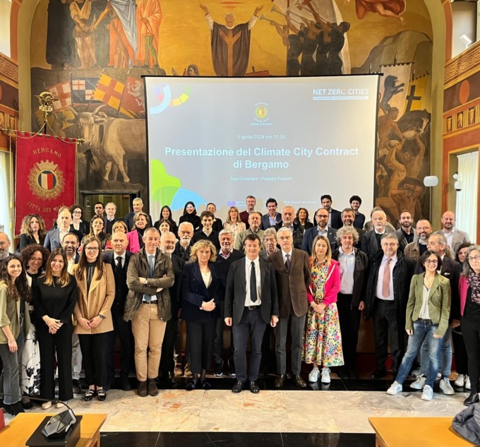 Bergamo firma il “Climate city contract”: obiettivo decarbonizzazione entro il 2030