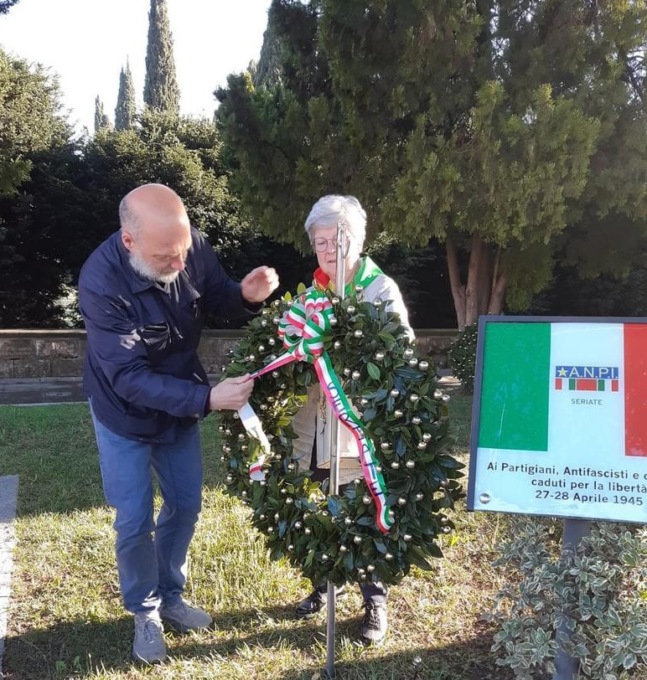 Novità nel 25 aprile a Seriate: il corteo si fermerà al monumento dell’Abbraccio ai Partigiani