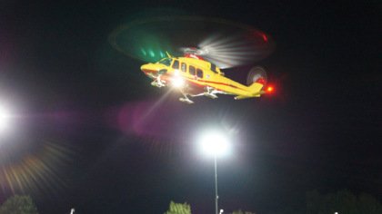 Aviatico, auto si ribalta sulla provinciale: feriti cinque ragazzi