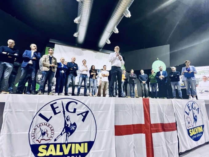 Festa della Lega di Grumello, Salvini “lancia” Malanchini e pure il generale Vannacci
