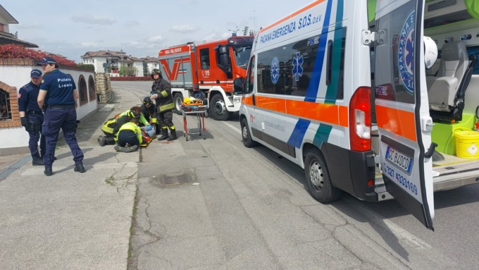 Cade in monopattino a Caravaggio: 39enne grave in ospedale