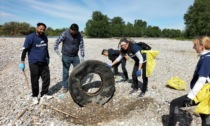 Cento persone con Plastic Free per pulire il parco del Serio a Romano