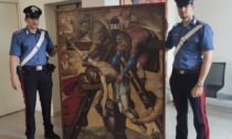 Trovato in un parcheggio di Ponteranica (e restituito) un dipinto rubato oltre trent'anni fa