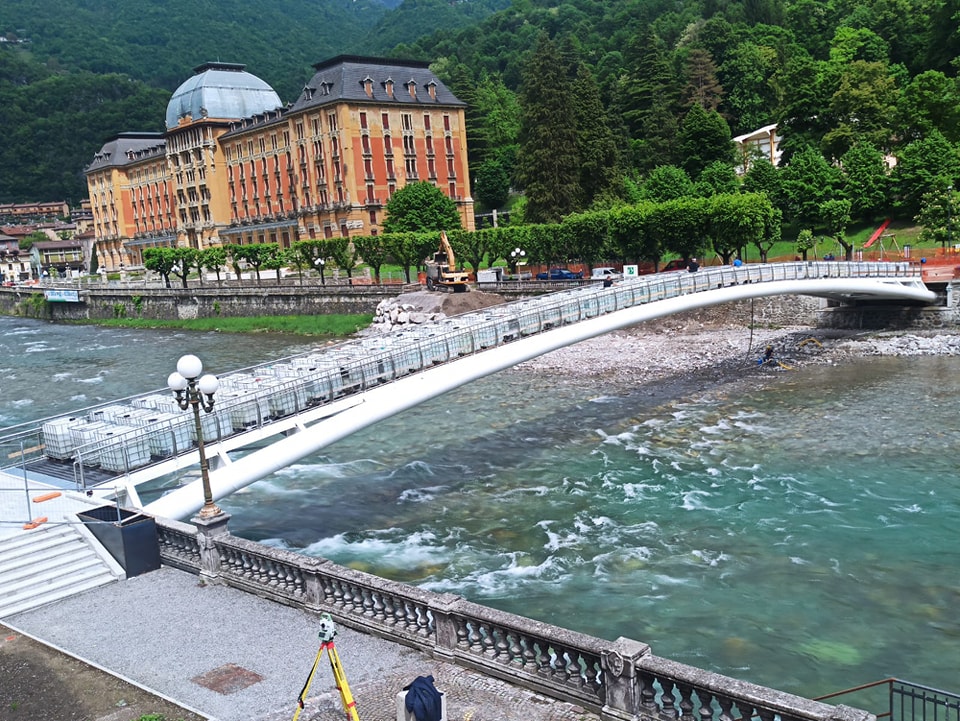 San Pellegrino Terme: San Pellegrino, al via i collaudi del nuovo ponte ...