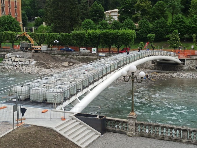 San Pellegrino, al via i collaudi del nuovo ponte. Apertura (forse) a fine estate