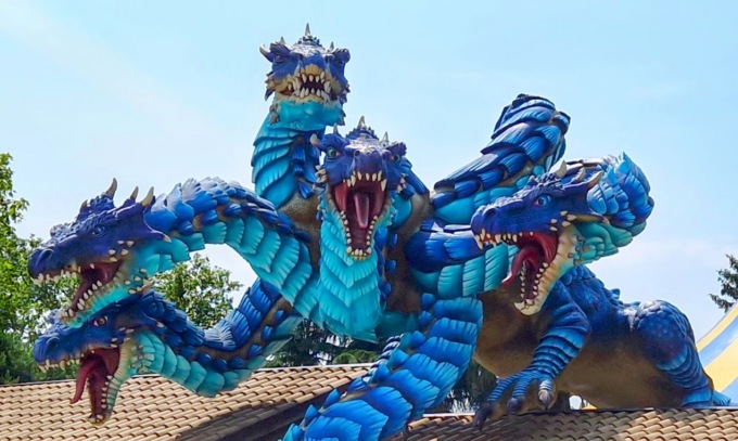 Leolandia per l’estate si popola di draghi (ma sputano acqua)