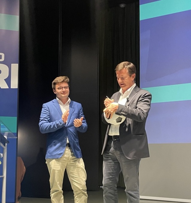 Calcio d’inizio per la campagna di Gori per le europee: «Serve un’Europa federale e integrata»