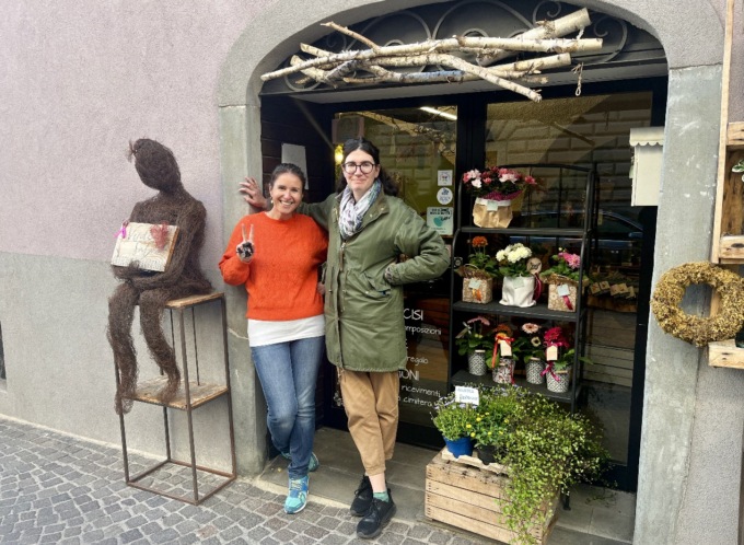 “Verde Giada” e “Verde Salvia”, ovvero due negozi in uno nel centro storico di Albino